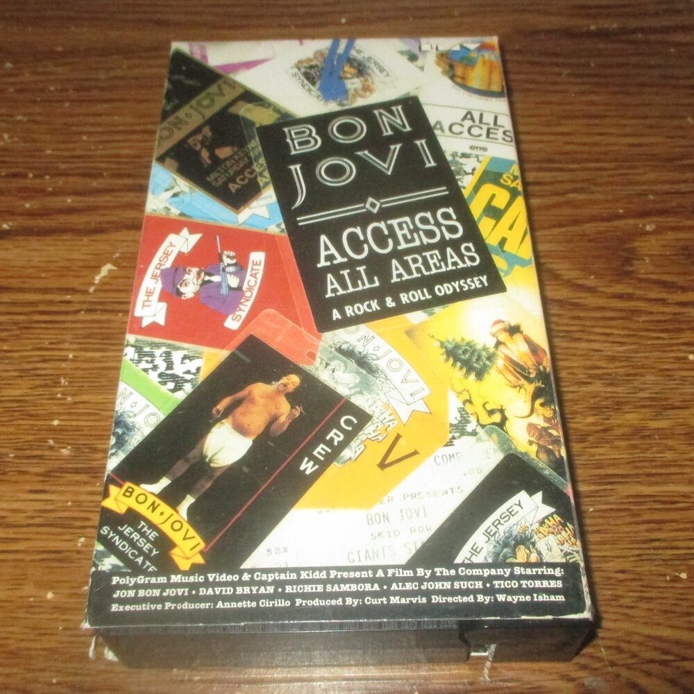 Bon Jovi: Access all Areas( - A Rock B' Roll Odyssey (VHS, 1990)